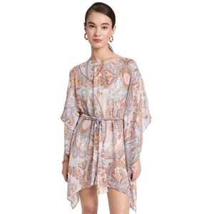 Sundress Livy Wrap Dress Women's Cover Up in Marbella Havana One Size OS